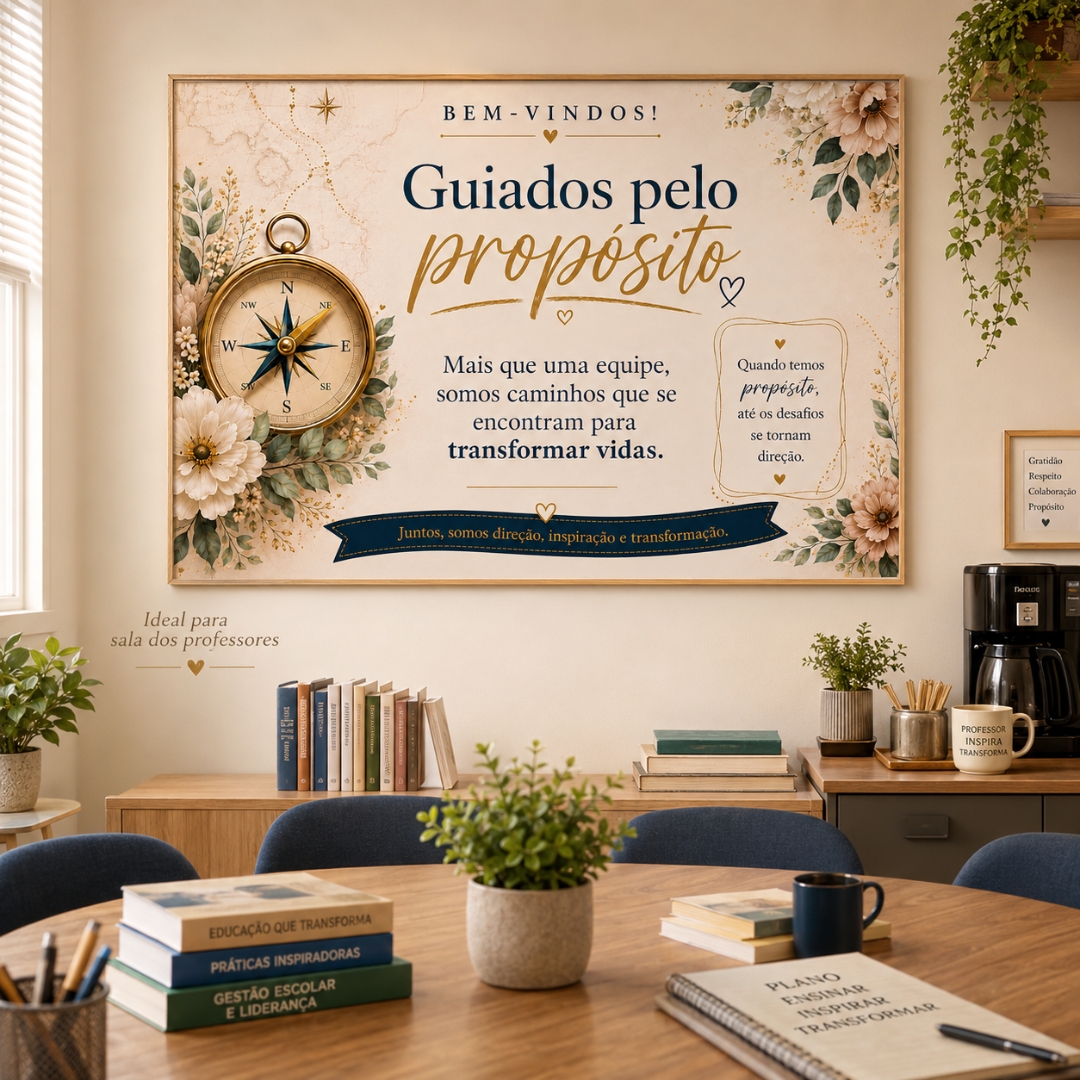 Bem Vindos Equipe - Propósito